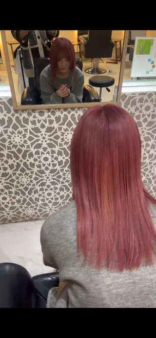 ロング 藤本 哲平のヘアスタイル