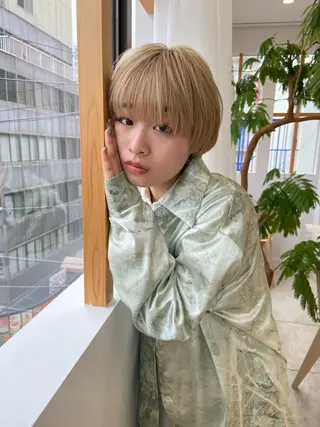 ショート ヘアアレンジ 田中 あやなのヘアスタイル