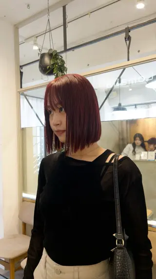 ショート カラー じゅわっと暖色カラー 🍊Moemiのヘアスタイル