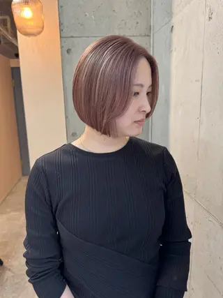 ショート カラー lani ブリーチ /ダブルカラーのヘアスタイル