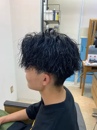 パーマ メンズ 柴田 将のヘアスタイル