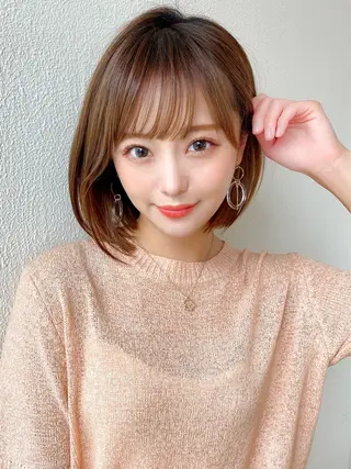 ミディアム カラー ☺︎ Naomiのヘアスタイル