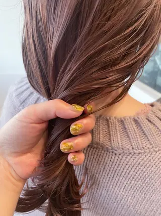 ミディアム カラー ヘアアレンジ アイブロウ ミニボブ/ブリーチ 🌈MISATOのヘアスタイル