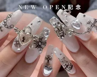 ネイル 長さだし/持ち込み 2me心斎橋moeaのネイルデザイン