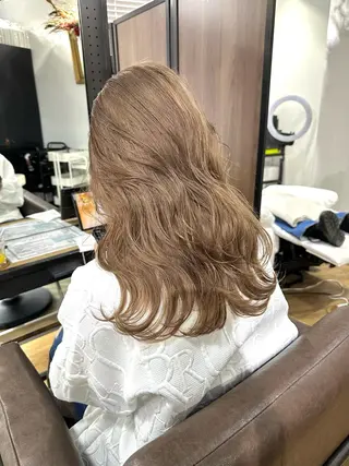 ミディアム カラー ARCANAブリーチ ダブルカラー🌟原宿のヘアスタイル