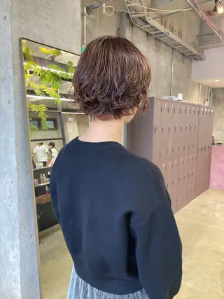 ショート パーマ 小木曽智美 /ボブ/ショートのヘアスタイル