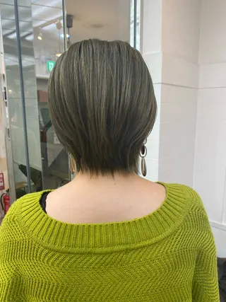 ショート カラー ☀️透明感color KURO☀️のヘアスタイル