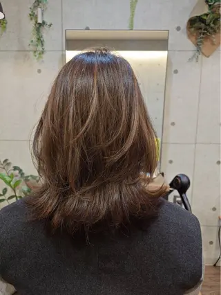 セミロング mio .mu-se 藤ヶ丘のヘアスタイル
