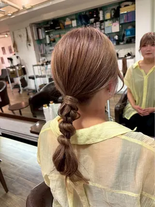 ロング 木場 麗咲のヘアスタイル