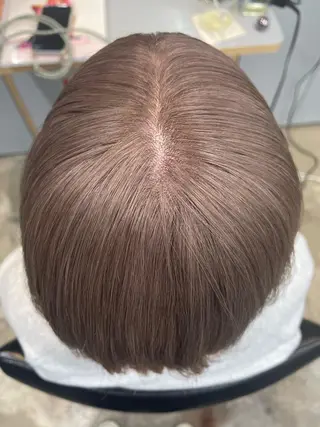 ショート カラー 💓パーマ，💗 レイヤーカットのヘアスタイル