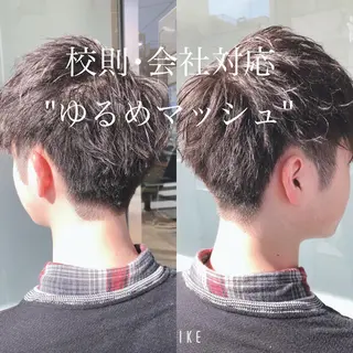 ショート ヘアアレンジ メンズ メンズパーマ特化/ メッシュ/薫/店長のヘアスタイル
