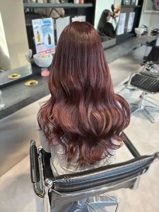 ロング カラー 🎀ゆな🎀ブリーチ /ショートウルフのヘアスタイル