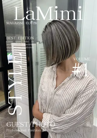 ショート カラー La Mimiのヘアスタイル