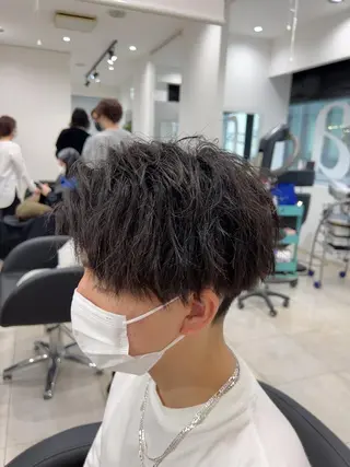 パーマ メンズ 伊藤 海のヘアスタイル