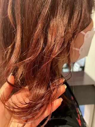 ミディアム カラー 🌱ONE003🌱 原田涼香のヘアスタイル