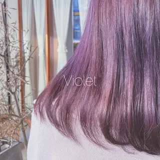 セミロング カラー 𓅰なかがわ ふみな𓅯のヘアスタイル