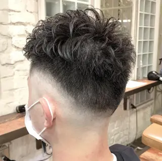 ショート メンズ メンズ/フェード/ バーバー/盛山大地のヘアスタイル