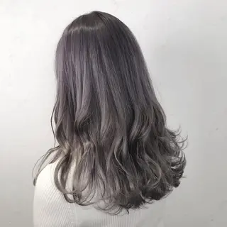 ミディアム カラー ノンダメージサロン/ 豊中/美容室のヘアスタイル