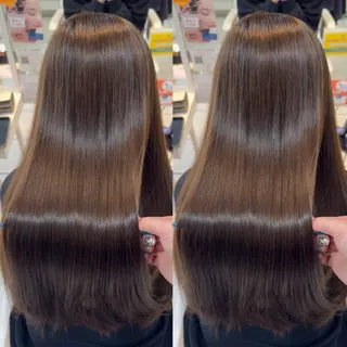 ロング カラー 【髪質改善特化】 艶髪/透明感カラーのヘアスタイル