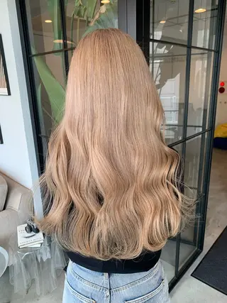 ロング カラー ベージュカラー🌿 新潟駅/青木結月のヘアスタイル