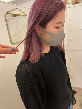 カラー 大迫 江梨のヘアスタイル