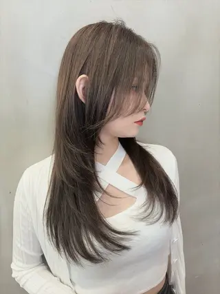 ロング ✨縮毛矯正✨レイヤー ホウダカズヒロのヘアスタイル