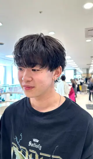 カラー メンズ 艶髪 黄金比みくのヘアスタイル