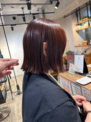 ショート ボブ/透明感カラー/ あかねのヘアスタイル