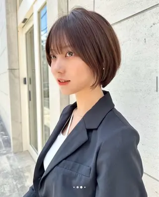 ショート 中顔面短縮 顔まわり新田大翔のヘアスタイル