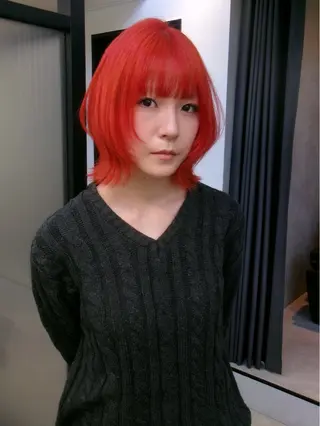 ショート MIMI🌻໋᳝݊ 個性派カラー⑅ ⸝꙳のヘアスタイル