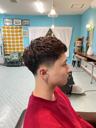 ショート オシャレ館タムラ所属・上戸鎖 宏樹のヘアスタイル