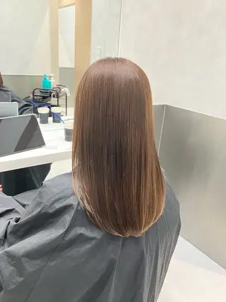 カラー 💖ブリーチなし透明 感💖ASAHIのヘアスタイル