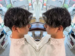 カラー パーマ メンズ 立川サラスト/ ku-ta🎟のヘアスタイル