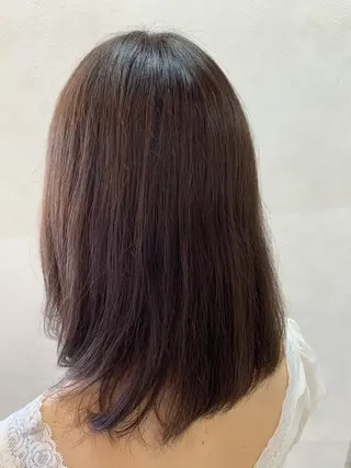 セミロング 加藤 遥花のヘアスタイル