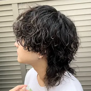 カラー パーマ メンズ 【メンズ特化⚡️】 曲がる矯正/千原涼麻のヘアスタイル