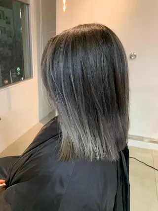 ミディアム カラー 船津武俊 フナツタケトシのヘアスタイル