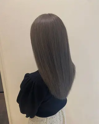 セミロング カラー 小澤 凌雅のヘアスタイル