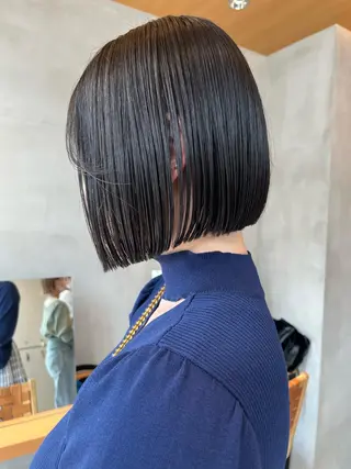 ミディアム ボブ&顔まわりレ イヤー♡TOMOE♡のヘアスタイル