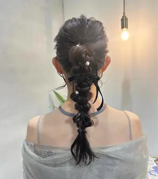 ヘアアレンジ 濱崎 璃乃/ルプラボウのヘアスタイル