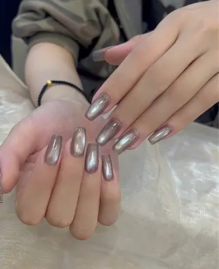 ミディアム めぐみのネイルサロン スタッフ練習のネイルデザイン