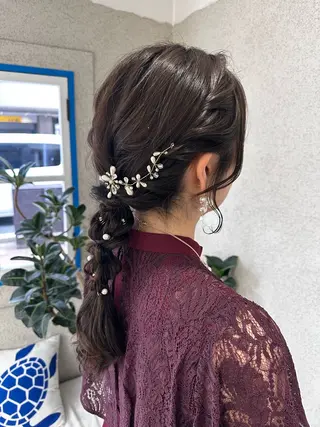 ロング 阿部 美咲のヘアスタイル