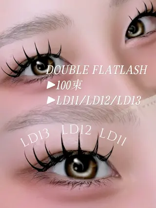 マツエク・マツパ LAUREL川崎店 ERIKO🐰束感♡のマツエク・マツパデザイン