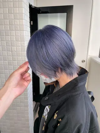 ショート カラー メンズ特化 パーマ/オザワのヘアスタイル