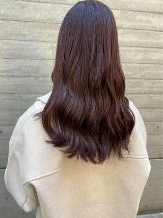 ロング ✨色持ちの良い艶 カラー✨蟹江真世のヘアスタイル
