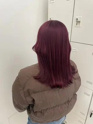 ロング カラー 中韓レイヤー/ ブラウン🤎はやとのヘアスタイル