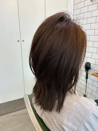 セミロング 💐レイヤー/ 暖色/りゅーき💐のヘアスタイル