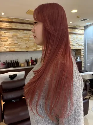 ロング カラー FaB/ Yunaのヘアスタイル