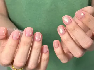 ネイル By moonネイル 🌷ワンホン/韓国風のネイルデザイン