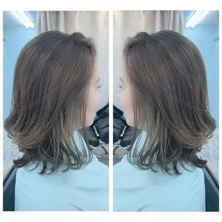 ミディアム Asuka Mabuchiのヘアスタイル
