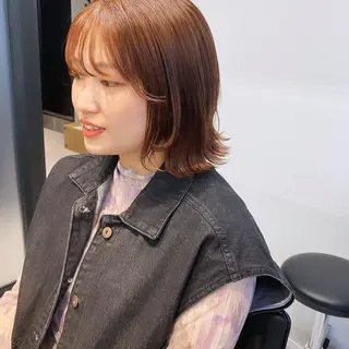 ミディアム カラー マンツーマン半個室 tamuraのヘアスタイル